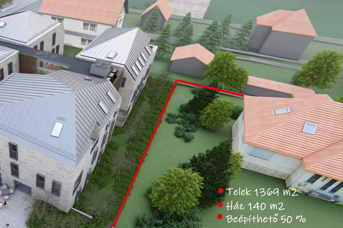 Balatonfüred – eladó ház Jókai körforgalomnál