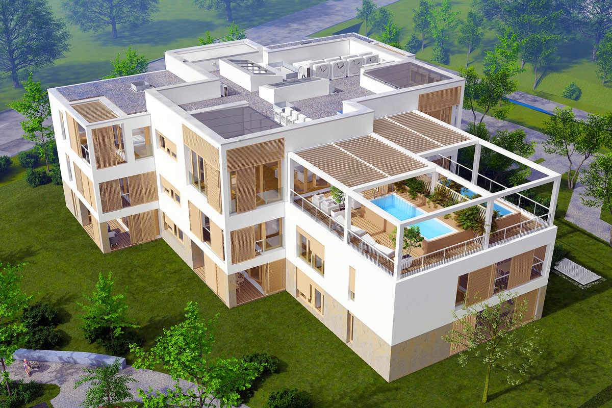 Balatonfüred – panorámás penthouse lakás